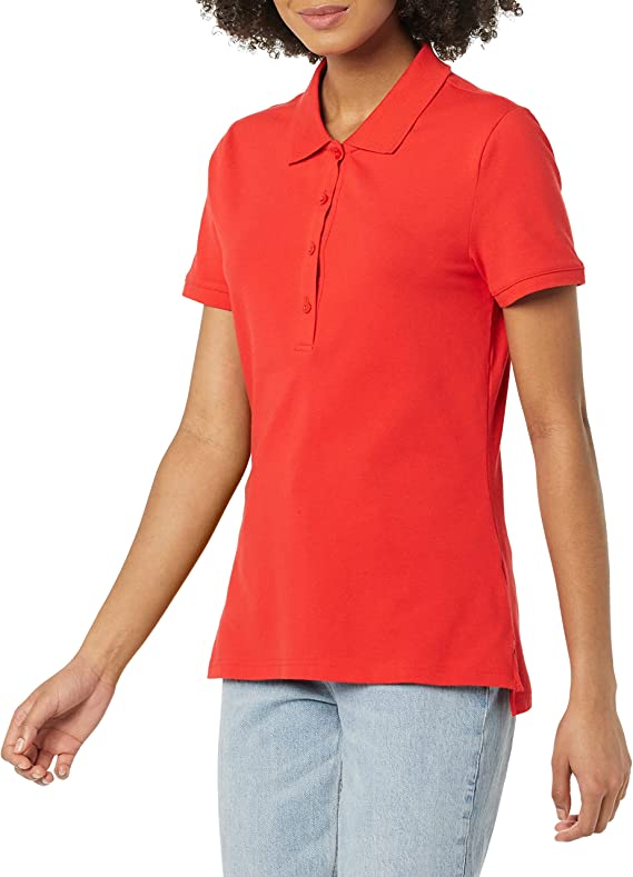 Amazon Essentials Women's Short-Sleeve Polo