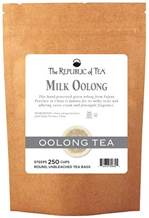 The Republic of Tea Milk Oolong Tea, 250 Tea Bag Bulk