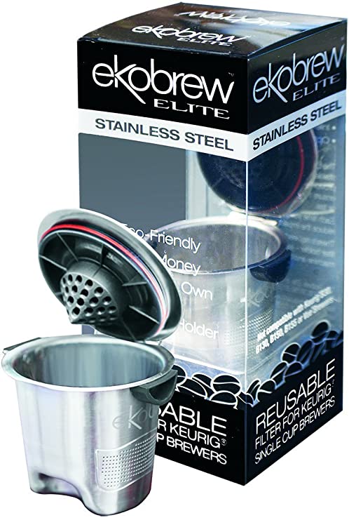 Ekobrew Refillable K-Cup For Keurig K-Cup Brewers, Stainless Steel Elite - 852748003207