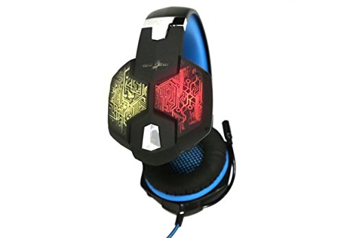 Redgear Hell Scream professional gaming headphones with 7 RGB LED colors and vibrations