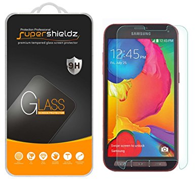 [2-Pack] Supershieldz for Samsung "Galaxy S5 Sport" Tempered Glass Screen Protector, Anti-Scratch, Anti-Fingerprint, Bubble Free, Lifetime Replacement Warranty