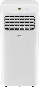 LG LP0624WFR Portable Air Conditioner w/Remote, Cools 250 Sq.Ft, Quiet Operation, 115V, 6,000 BTU (9700 ASHRAE), White