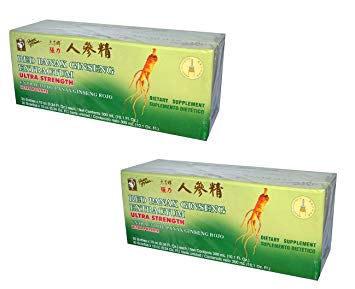 Prince of Peace, Red Panax Ginseng Extractum, Ultra Strength, 2Pack (30 Bottles (10 cc) Each) Yhkvl