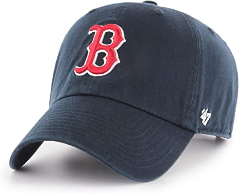 47 MLB Boston Red Sox CLEAN UP Cap – 100% Cotton Twill Unisex Baseball Cap Premium Quality Design and Craftsmanship by Generational Family Sportswear Brand