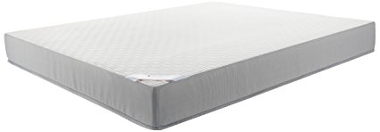 Solimo 6-inch Queen Memory Foam Mattress (White, 78x60x6 Inches)