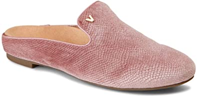 Vionic Women's Snug Carnegie Holiday Mule - Ladies Slip-on with Concealed Orthotic Arch Support