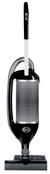 SEBO 9807AM Felix 1 Premium Onyx Upright Vacuum with Parquet, Black/Silver - Corded