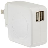 AmazonBasics Dual Port USB Wall Charger - 42 Amp