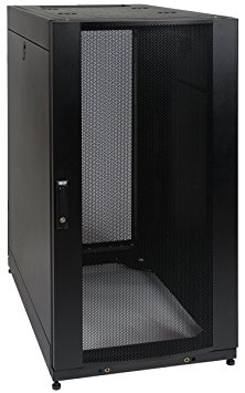 Tripp Lite SR25UB 25U Rack Enclosure Server Cabinet Doors and Sides 3000lb Capacity