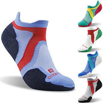 Merino Wool Socks, 1/3 Pairs, ZEALWOOD Running Cycling Socks,Cushion Hiking Socks
