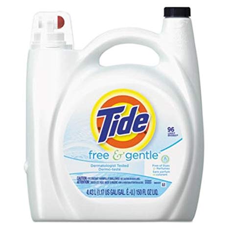 Tide free and gentle liquid laundry detergent 96 use 150 fl oz