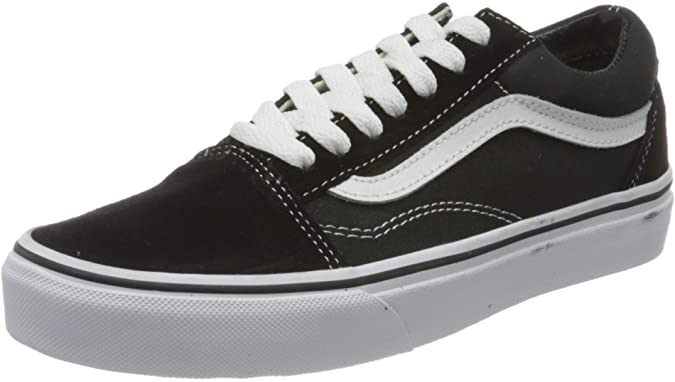 Vans Old Skool (Canvas) Black/True White, 6.5 B(M) US Women / 5 D(M) US Men