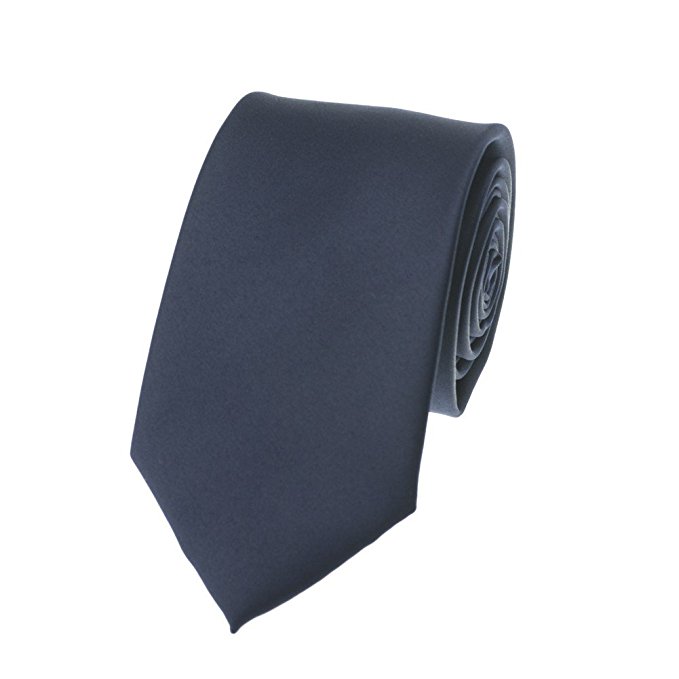 Salutto 100% Polyester Filament Men's Business Solid Necktie