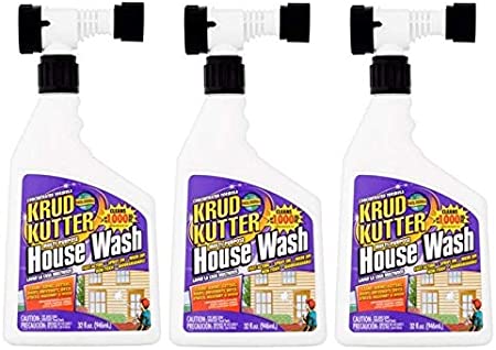 Krud Kutter Concentrated Formula Multi-Purpose House Wash, 32 fl oz (Pack of 3)