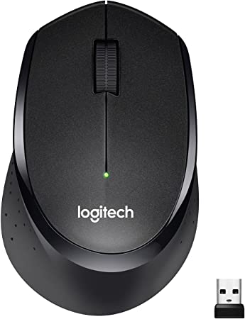 Logitech M331 Silent Plus Wireless Mouse 2.4GHZ Connection 1000DPI Black