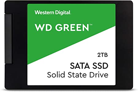 Western Digital Green 2TB Internal PC SSD - SATA III 6 Gb/s, 2.5 Inch /7mm - S200T2G0A