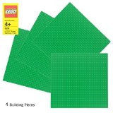 LEGO Green Baseplate 626 10 x 10 Set of 4