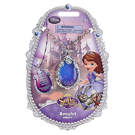 Sofia the First Light-up Amulet Disney Princess Necklace