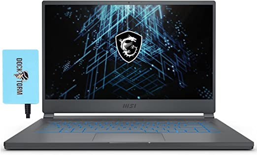 MSI Stealth 15M Gaming & Entertainment Laptop (Intel i7-11375H 4-Core, 16GB RAM, 1TB PCIe SSD, RTX 3060, 15.6" Full HD (1920x1080), WiFi, Bluetooth, Webcam, 1xHDMI, Win 11 Home) with Hub