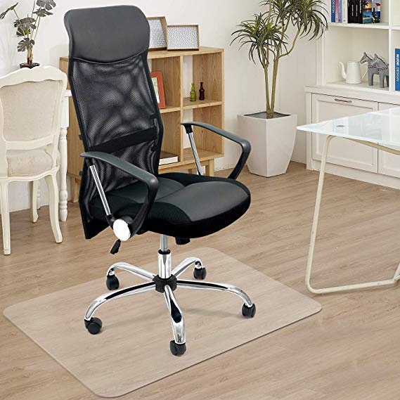 Azadx Home Office Chair Mat 36" X 48", Transparent Hard Floors Protector Rectangle, Office Chair Mats for Hard Surfaces (36 x 48'' Rectangle)