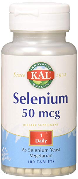 Kal 50 Mcg Selenium Tablets, 100 Count