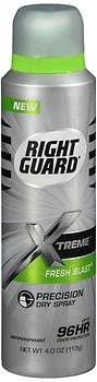 Right Guard Xtreme Precision Dry Spray Antiperspirant Fresh Blast - 4 oz, Pack of 3