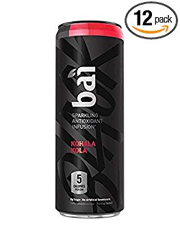 Bai Black Kohala Kola, Sparkling Antioxidant Infused Beverage, 11.5 Fluid Ounce Cans, 12 count