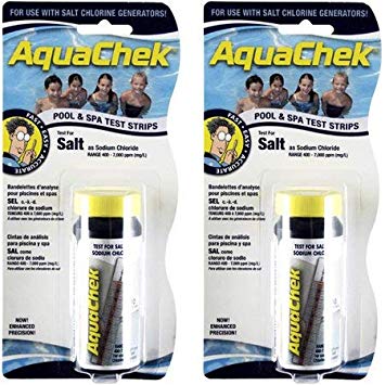 AquaChek White Salt for Swimming Pools, 10 Strips - 2 ct