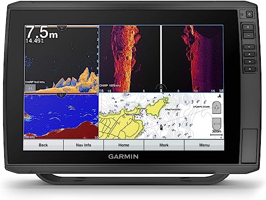 Garmin ECHOMAP Ultra 122sv with GT56UHD-TM Transducer, 12" Touchscreen Chartplotter/Sonar Combo with Worldwide Basemap and Added High Def Scanning Sonar