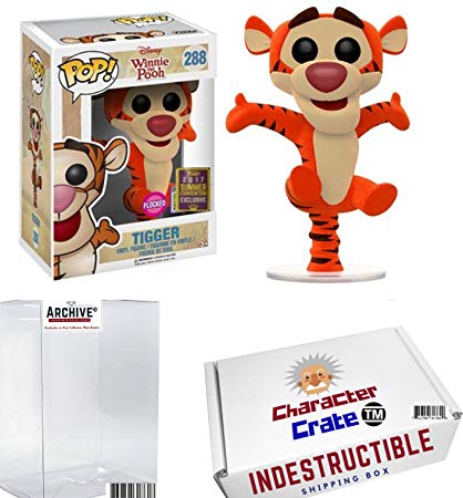 Funko Pop! SDCC Winnie The Pooh Tigger Flocked, Limited Edition Summer Convention Exclusive, Concierge Collectors Bundle