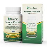 Premium Organic Turmeric Curcumin with Bioperine - Free Holistic Nutrition Ebook - 120 Veggie Caps 500mg No Binders No Fillers No Additives Contains Black Pepper - Great for Inflammation and Joint Pain - Safe for Vegans