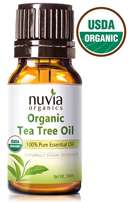 Nuvia Organics Tea Tree Oil - USDA Certified Organic - 10 ml