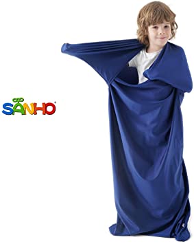 SANHO Premium Sensory Sock Budy Sock, Perfect for Children with Sensory Processing Disorder, Updated Version (Navy, Small)