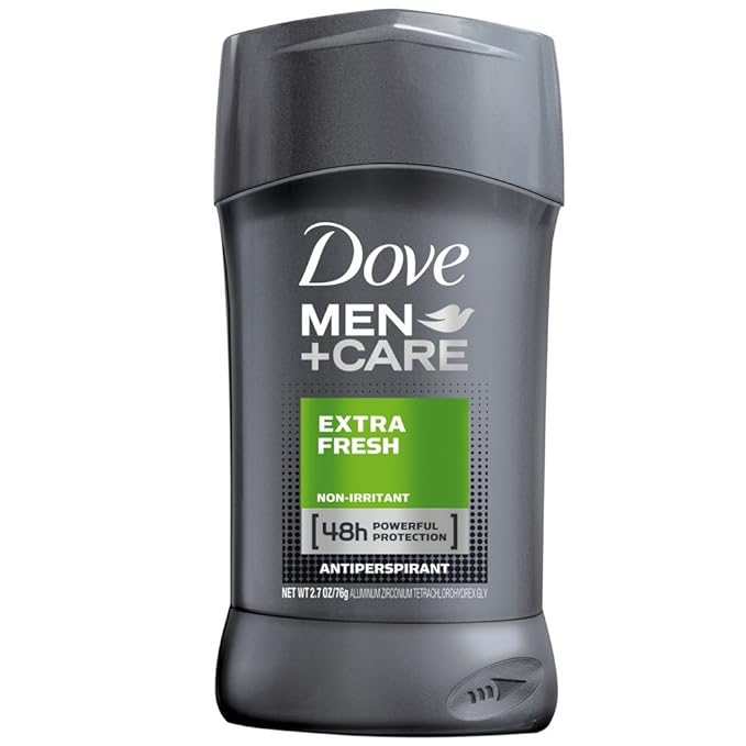 Dove Care Antiperspirant Deodorant Stick for Men, Extra Fresh 2.7 oz, Twin Pack by Dove