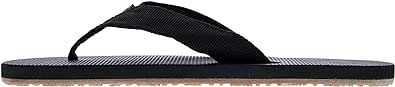 Scott Hawaii Men's Paha Flexible Rubber Slipper | Nylon Strap | Beach Footwear | No-Slip Boat Sandal | Low and No Arch Flip Flops