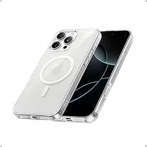 Anker MagGo Clear Magnetic Phone Case for iPhone 16 Pro, Ultra-Slim and Durable Protective Cover, iPhone Case Compatible with MagSafe, Clear Case Exclusively Designed for iPhone 16 Pro