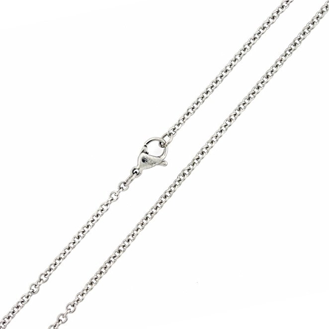 Stainless Steel 1.0MM Rolo Cable Chain - (16" - 30" Available)