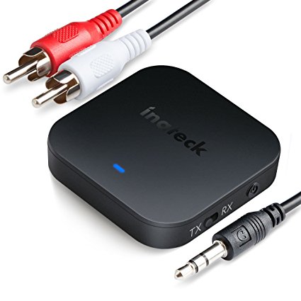 Inateck aptX HD,aptX Low Latency and aptX Bluetooth Transmitter and Receiver,Hi-Fi Bluetooth Audio Adapter for TV and Car Audio System, BR1006