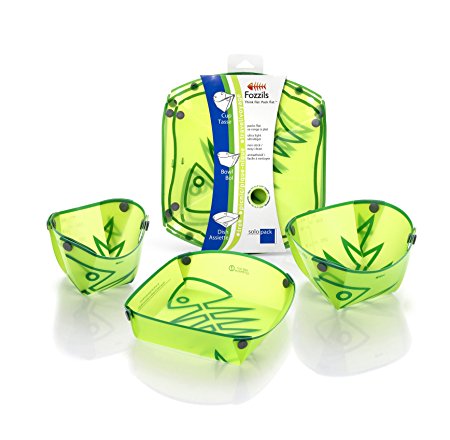 Fozzils Solo Pack (Cup, Bowl, Dish) - Spring Green