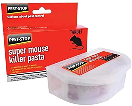 2 x Super Mouse Killer Pasta Pre-Baited Station