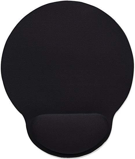 Manhattan Products 434362 Wrist-rest Black Gel Mouse Pad