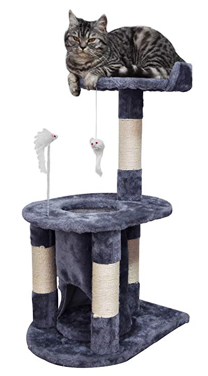 WIKI Cat Tree Scratching Toy Activity Centre Cat Tower Furniture Scratching Posts …