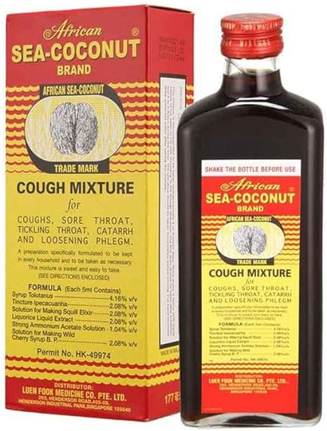 African Sea-Coconut Brand Original Cough Mixture