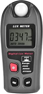 Light Meter, MT-30 Digital Luxmeter LCD Display Digital Illuminance Lux Meter Environmental Testing Illuminometer