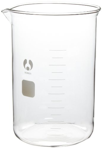 American Educational Clear Borosilicate Glass 4000mL Bomex Griffin Beaker