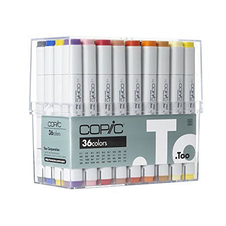 Copic Classic Markers 36-Piece Basic Set
