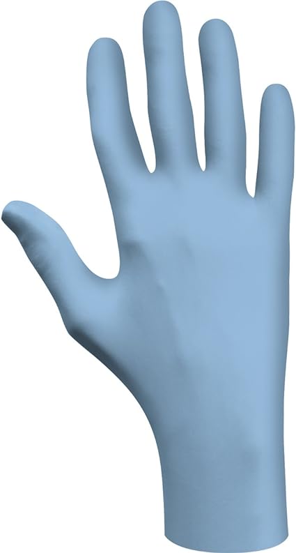 Showa 7500PF Disposable Powder Free Nitrile Safety Glove, XX-Large (Box of 90 Gloves) , Blue