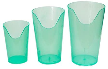 Nosey Cups 3 Pack - Set Includes 4 Oz., 8 Oz. And 12 Oz. Sizes