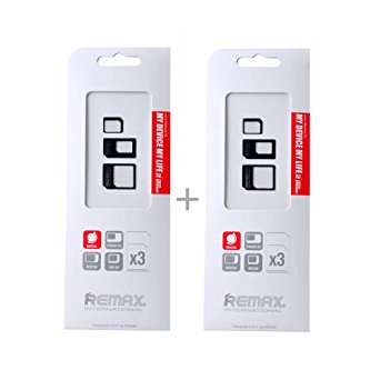 REMAX SIM Card Adapter Kit 4-in-1 Nano to Micro SIM Card Holder With Universal Sim Card Removal Tool for iPhone 6 Plus Samsung