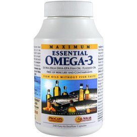 Maximum Essential Omega-3 - Orange 360 Capsules